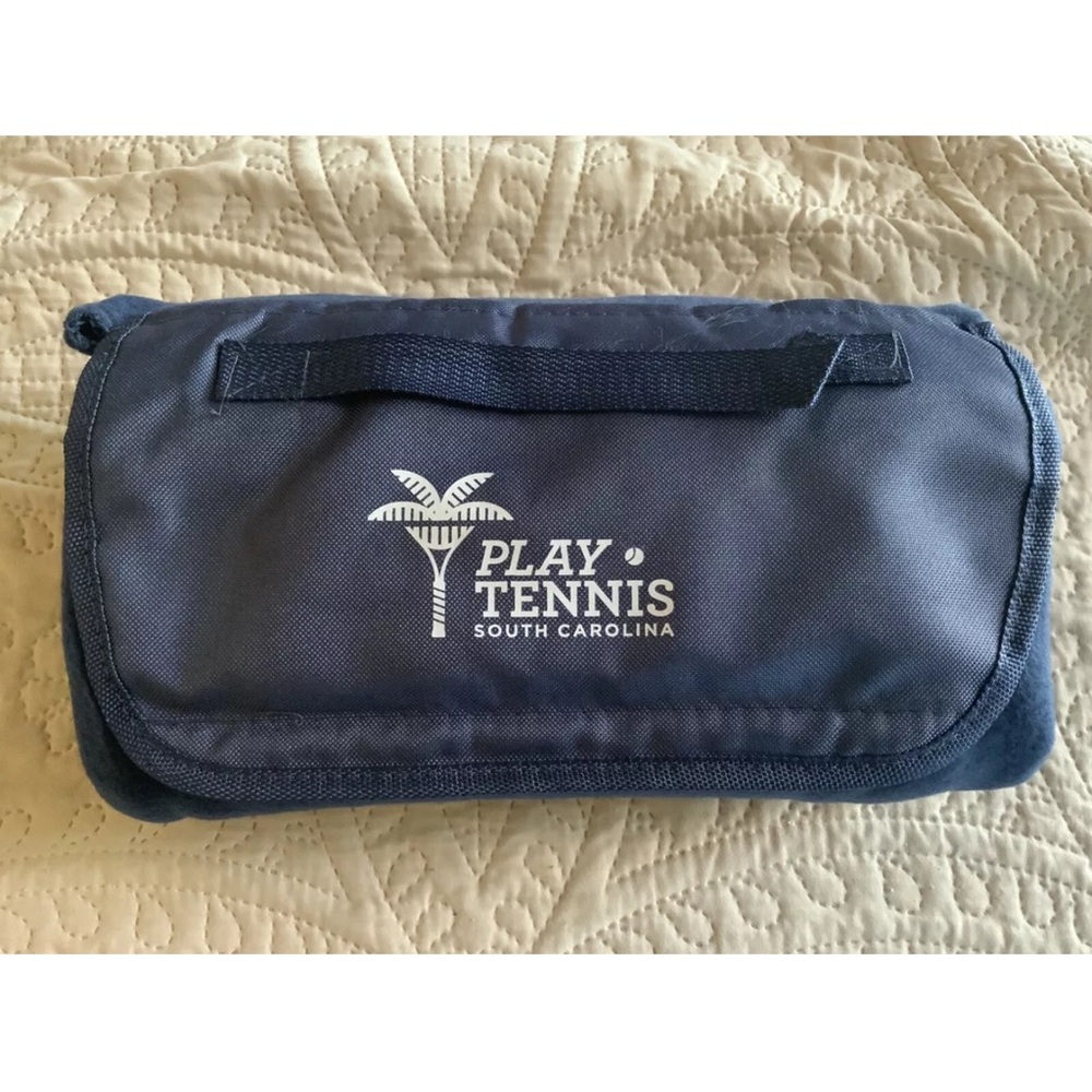Play Tennis South Carolina Blanket - Blue